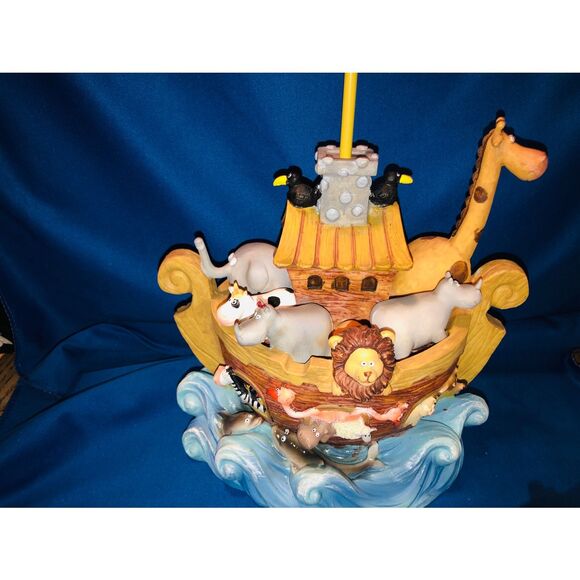 Noah's Ark Ornament Tree 9 Animal Ornaments Member's Mark 24" - Picture 9 of 11